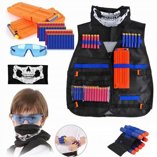 ZESTAW do NERF kamizelka STRZAŁKI MAGAZYNKI E072 na Arena.pl