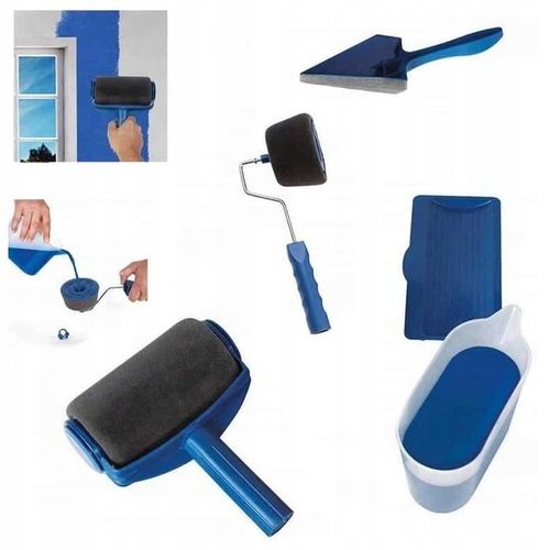 WAŁEK DO MALOWANIA NIEKAPIĄCY ZESTAW MALARSKI 4w1 WAŁEK NIEKAPEK na Arena.pl