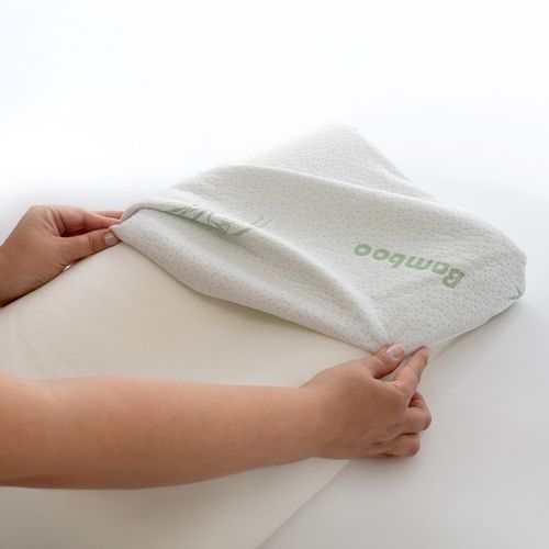 Poduszka ORTOPEDYCZNA do spania MEMORY profilowana na boku plecach na Arena.pl