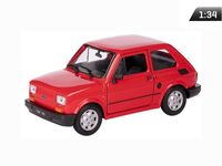 Model 1:34, PRL FIAT 126p, czerwony(A884F126C)