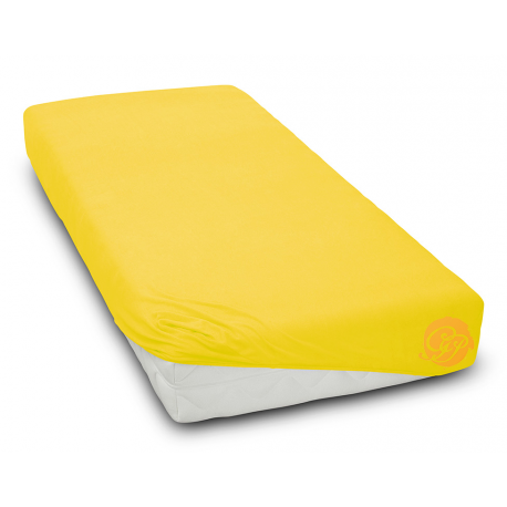 Prześcieradło frotte 60x120cm ŻÓŁTY zdjęcie 1