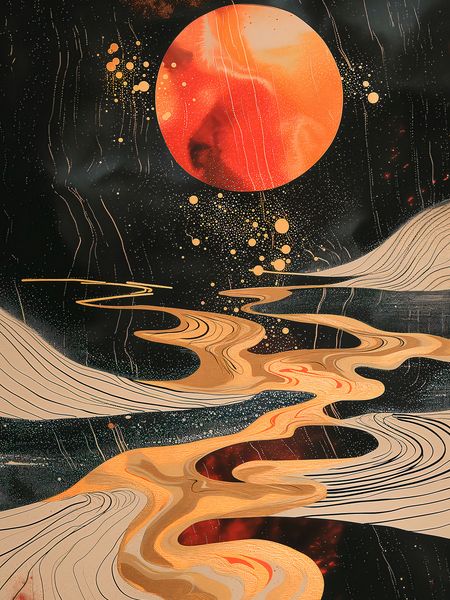 Plakat 15x20cm Planetarny Taniec zdjęcie 1