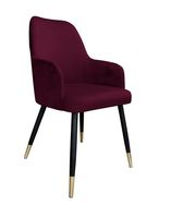 Krzesło WESTA noga czarna/złota MG02