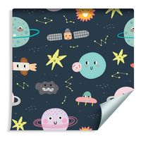 Tapeta Dla Dzieci - Kosmos w Stylu Skandynawskim