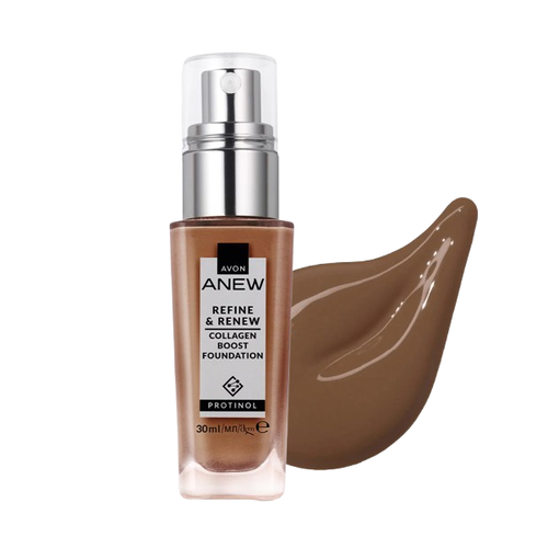 Avon Anew Refine Renew Podkład 525N Dark Cocoa na Arena.pl
