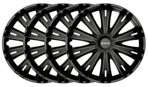 4x Kołpaki 14 GIGA BLACK CZARNE TUNING na Arena.pl