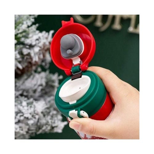 kubek termiczny, bidon 500ml termos świąteczny zimowy czarny bd39cz na Arena.pl