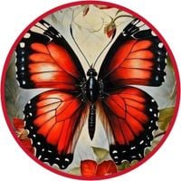 Opłatek na tort Motyl Motylek Motylki