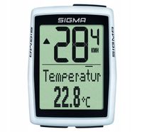 PRZEWODOWY LICZNIK ROWEROWY SIGMA 12.0 WR PODŚWIETLENIE POLSKIE MENU IPX8