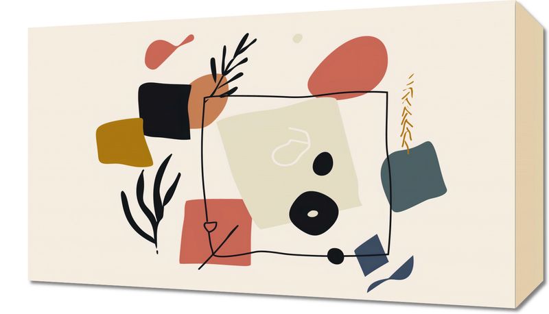 Obraz 50x30cm Abstrakcyjny Dialog zdjęcie 1