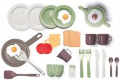 Zestaw śniadaniowy dla dzieci akcesoria kuchenne do zabawy BIO Dantoy Green