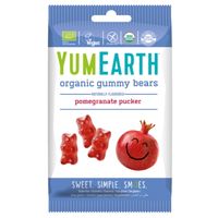 EKOLOGICZNE ŻELKI OWOCOWE YumEarth żelki MISKI Owoc Granatu EKO 50g