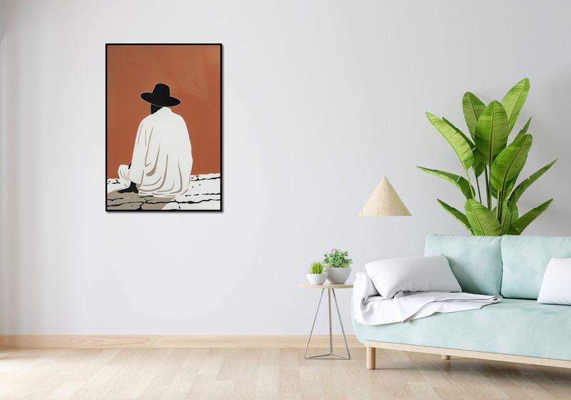 Plakat 68x98cm Rozmyślania w Oddali zdjęcie 4