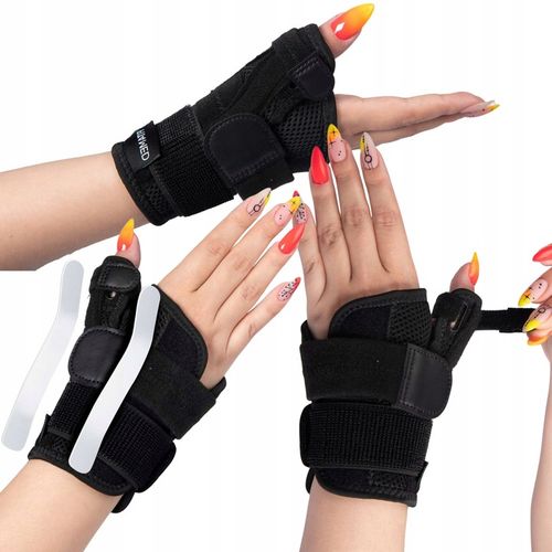 STABILIZATOR ORTEZA ZAPALENIE ŚCIĘGIEN KCIUKA NADGARSTKA DŁONI SZYNA UNIWER na Arena.pl