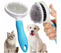 SZCZOTKA DO SIERŚCI DLA PSA KOTA SAMOCZYSZCZĄCA XL