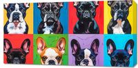 Obraz 100x50cm Buldogi Francuskie