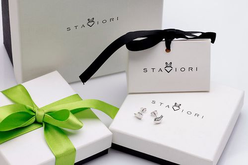 Srebrne kolczyki Staviori na Arena.pl