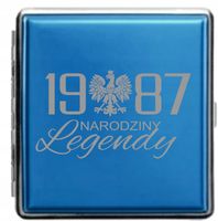 Papierośnica z grawerem PERSONALIZOWANY PREZENT na urodziny