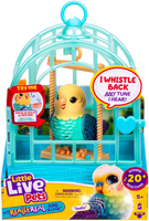 Moose Little Live Pets Mówiący Interaktywny Ptaszek z Klatką na Prezent