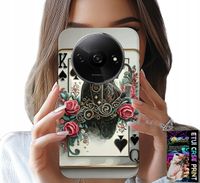 ETUI DO XIAOMI REDMI A3 - KARTA KRÓL KRÓLOWA POKER KARTY + SZKŁO
