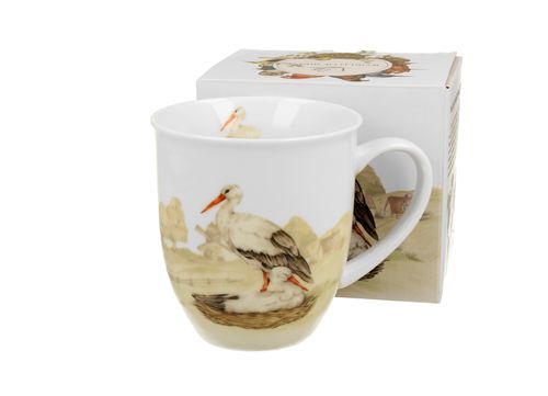 KUBEK PORCELANOWY DUO BOCIAN BOCIANY NA PREZENT 400 ML na Arena.pl