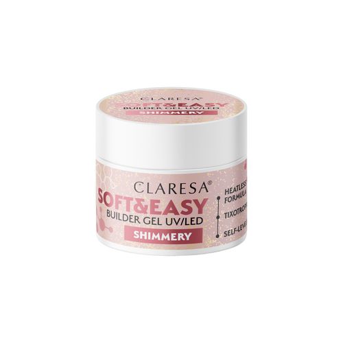 CLARESA Żel budujący do paznokci Soft&Easy Builder Shimmery 45 g na Arena.pl