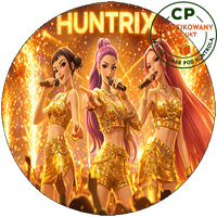 Opłatek waflowy na tort - K-Pop Demon Hunters - Przygody Huntrix