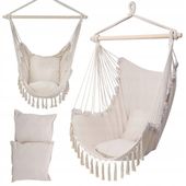 FOTEL WISZĄCY KRZESŁO BRAZYLIJSKIE HUŚTAWKA HAMAK OGRÓD TARAS BALKON