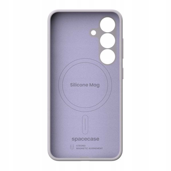 Spacecase Silicone Mag Galaxy S25 Light Purple zdjęcie 9