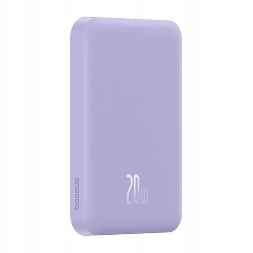 Magnetyczny mini powerbank Baseus 5000mAh 20W (fioletowy) na Arena.pl