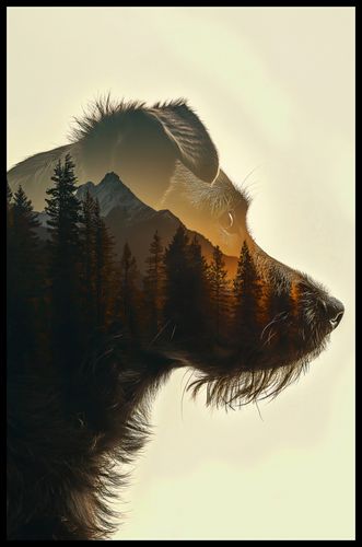 Plakat 53x81cm Psi Duch Lasu na Arena.pl