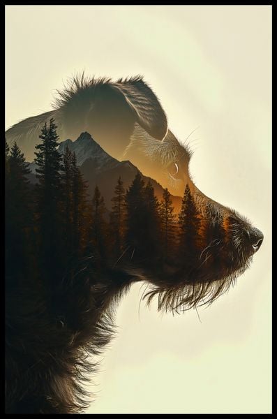 Plakat 53x81cm Psi Duch Lasu zdjęcie 2