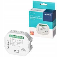 ORNO TUYA PRZEKAŹNIK DOPUSZKOWY 2 KANAŁY ZE ŚCIEMNIACZEM SMART WI-FI+BLE