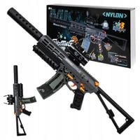 KARABIN PISTOLET AUTOMATYCZNY NA KULKI ŻELOWE DUŻY ZESTAW 70 CM + OKULARY