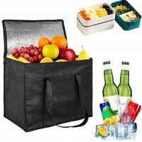 TORBA TERMICZNA TORBA TERMOIZOLACYJNA SKŁADANA TORBA CHŁODZĄCA NA PIKNIK