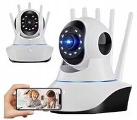 NIANIA INTELIGENTNA KAMERA NA ŻYWO TRYB NOCNY z MIKROFONEM