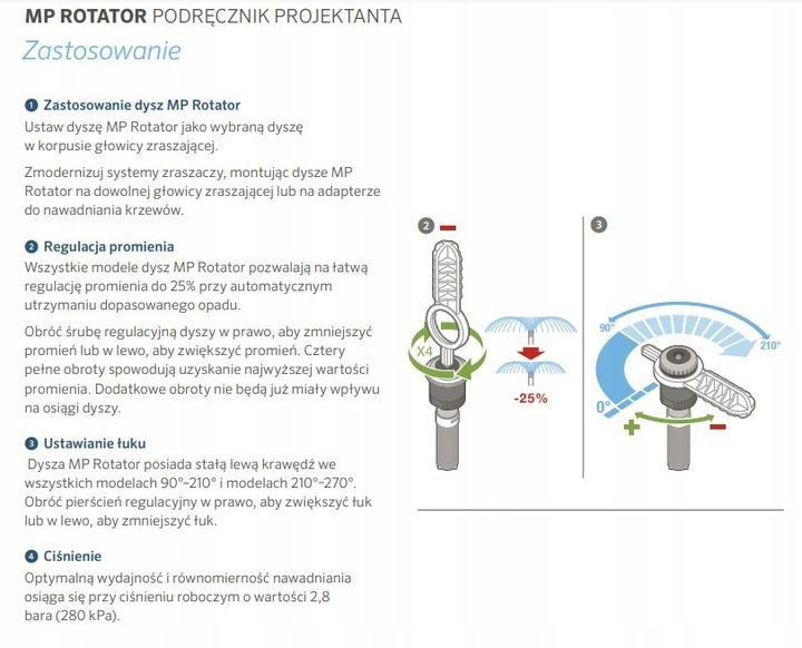 Dysza Rotacyjna Rotator MP1000 Hunter 90 - 210 zdjęcie 3