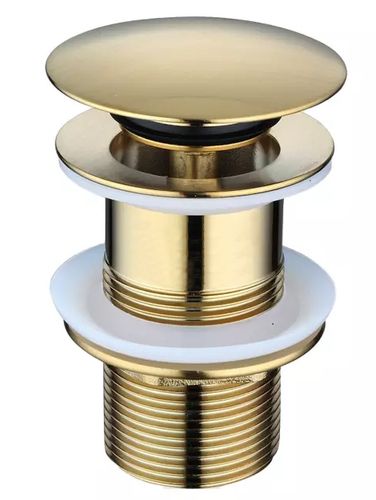 KOREK KLIK KLAK UMYWALKOWY MOSIĘŻNY AUTOMAT DO UMYWALKI BEZ PRZELEWU ZŁOTY na Arena.pl