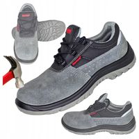 Buty robocze Półbuty Robocze S1 skórzane zamszowe Oddychające z Noskiem 47