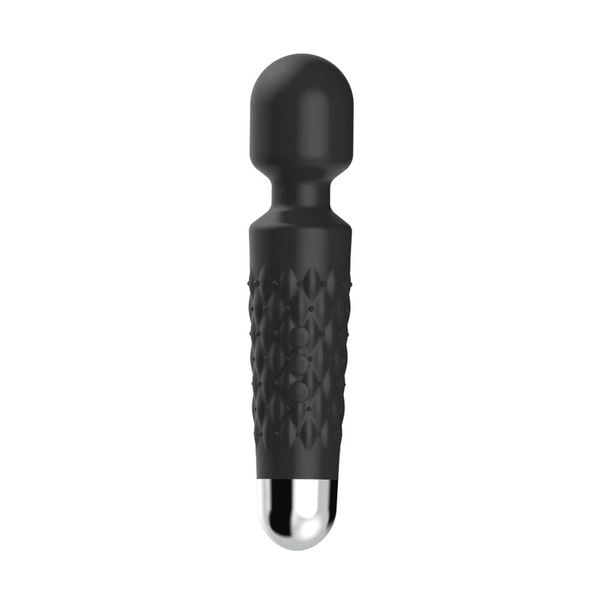 Stymulator Silicone 9 Vibration Function Black zdjęcie 1