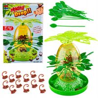 Gra ZRĘCZNOŚCIOWA Rodzinna dla Dzieci BIERKI SPADAJĄCE MAŁPKI w DŻUNGLI