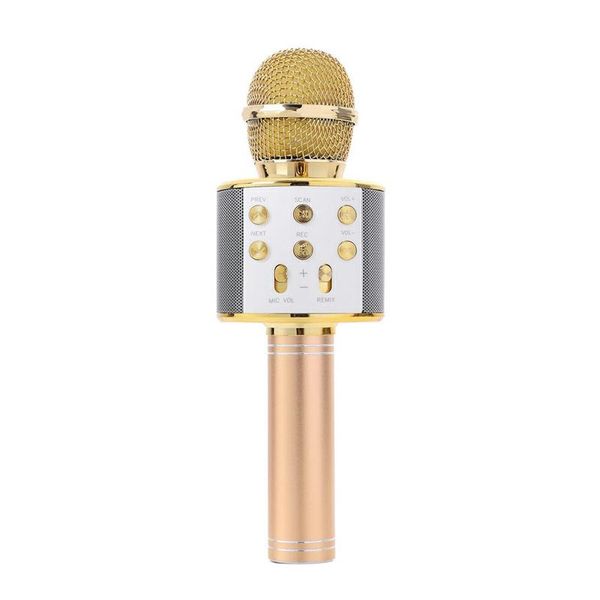 ND32_Q17B2 Q17B2 MIKROFON KARAOKE GOLD SIMPLE zdjęcie 1