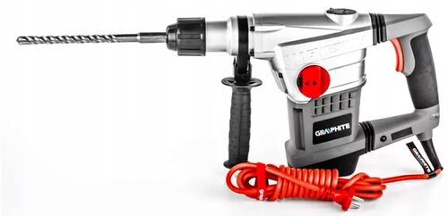 MŁOT UDAROWY (UDAROWO-OBROTOWY) MŁOTOWIERTARKA SDS+ 1500W GRAPHITE 58G862 na Arena.pl