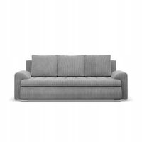 KANAPA FORESTA JASNA SZARA Rozkładana Wygodna Funkcja Spania POSO SZTRUKS