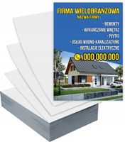 Ulotki A4 FIRMA WILEOBRANŻOWA 100 szt firmowe reklamowe + PROJEKT GRATIS