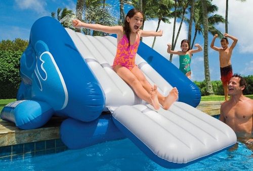Zjeżdżalnia wodna dmuchana ślizgawka do basenu Kool Splash #58849 Intex na Arena.pl