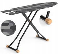 DESKA DO PRASOWANIA 112x36cm PROMIS PERFECT Metalowy Blat uchwyt na żelazko