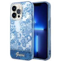 Guess GUHCP14LHGPLHB iPhone 14 Pro 6,1" niebieski/blue hardcase Porcelain