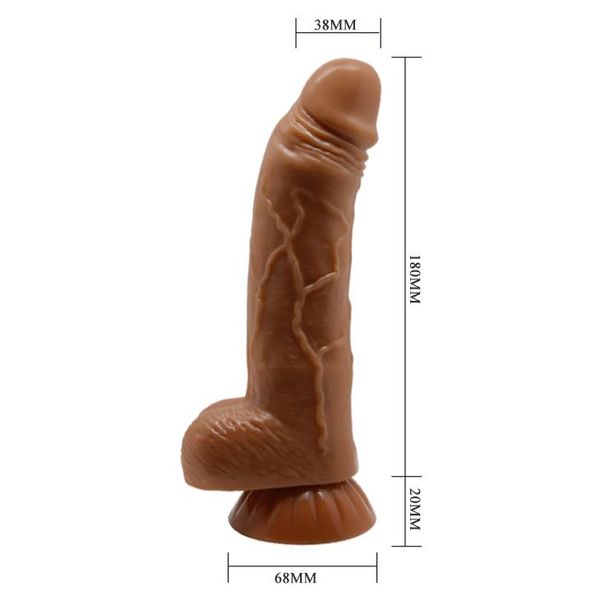 Dildo Członek Realistyczny Penis Przyssawka 18Cm zdjęcie 4