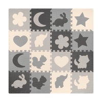 Mata edukacyjna dla dzieci, puzzle 150 x 150 cm z ramką